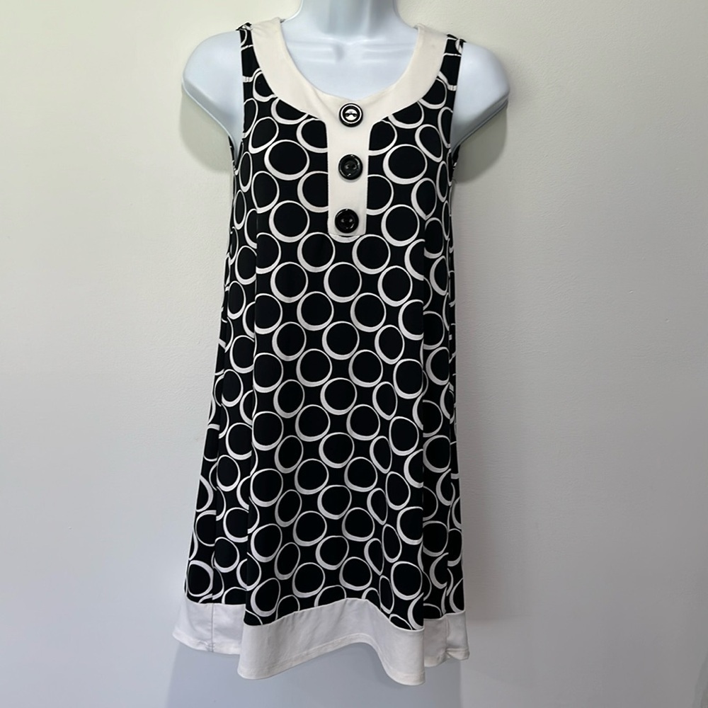 Circle print dress